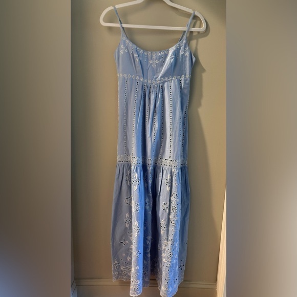 NWT INTERMIX Anissa Broderie Anglaise Cotton Maxi Dress 0 - Picture 2 of 7